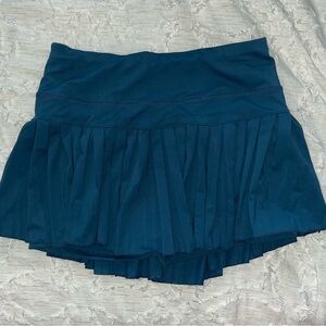 Goldhinge Blue Tennis Skirt